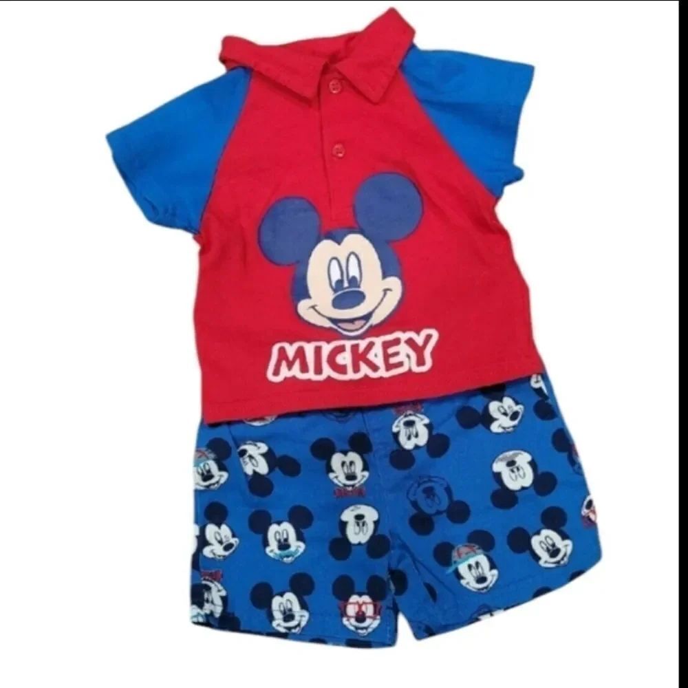 Mickey mouse short set